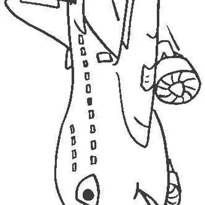 Desenho de Avião Jumbo Bimotor Cartoonizado em Manobra de Voo Inclinada