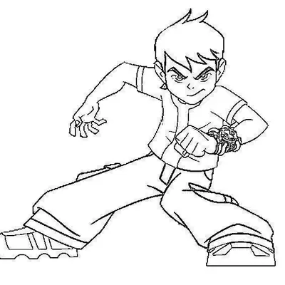 Pronto para o Combate: Ben 10 para Colorir
