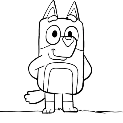 Bluey: A Heeler mais Divertida para Colorir