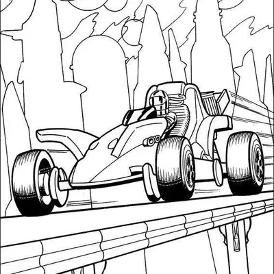 Velocidade Cósmica: Corrida em Outro Planeta para Colorir