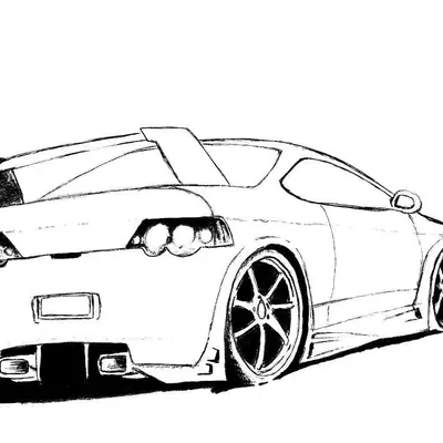 Estilo e Performance: Carro Tuning para Colorir