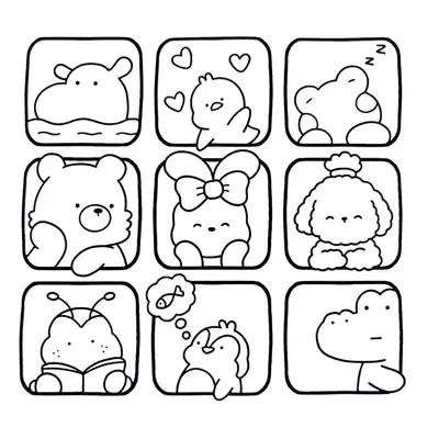 Galeria da Amizade: 9 Rostinhos dos Cozy Friends