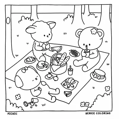Lanche no Parque: O Piquenique dos Cozy Friends