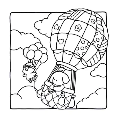 Viagem nas Nuvens: O Balão dos Cozy Friends