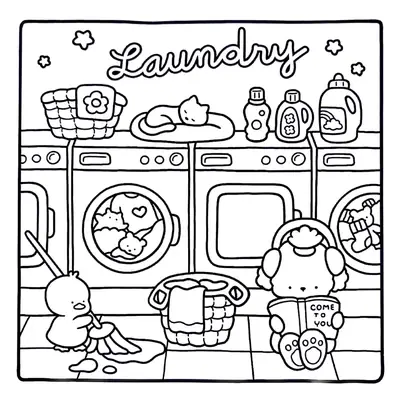 Hora da Limpeza: A Lavanderia dos Cozy Friends