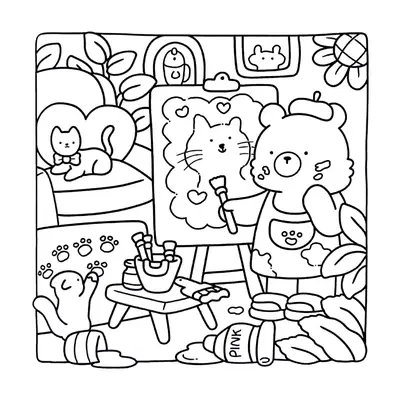 Pequeno Artista: O Ateliê dos Cozy Friends