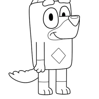 O Corajoso Rusty: Desenho para Colorir e Imprimir