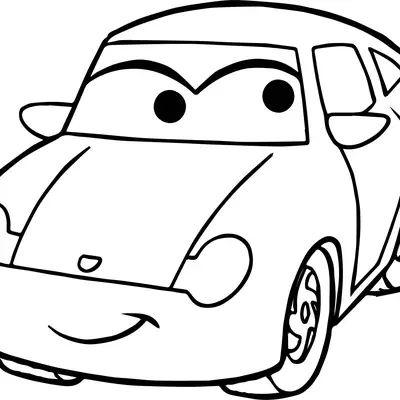Elegância na Pista: Sally Carrera para Colorir