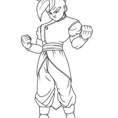 Desenho do Kaioshin do Leste (Shin) para Colorir