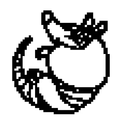 Desenho de contorno em preto e branco de um tatu inclinado para trás, com o rabo curvado para cima e orelhas alertas, estilo cartoon.