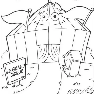Bem-vindos ao Le Grand Cirque: A Tenda Mágica para Colorir