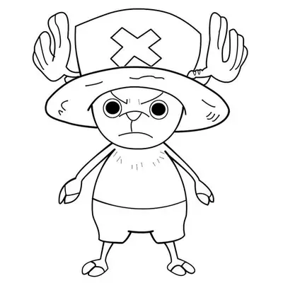 Desenho do Tony Tony Chopper (One Piece) para Colorir